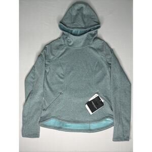 Obermeyer Girls Linnea Hoodie Teen XLarge Teal Pullover Sweatshirt Activewear